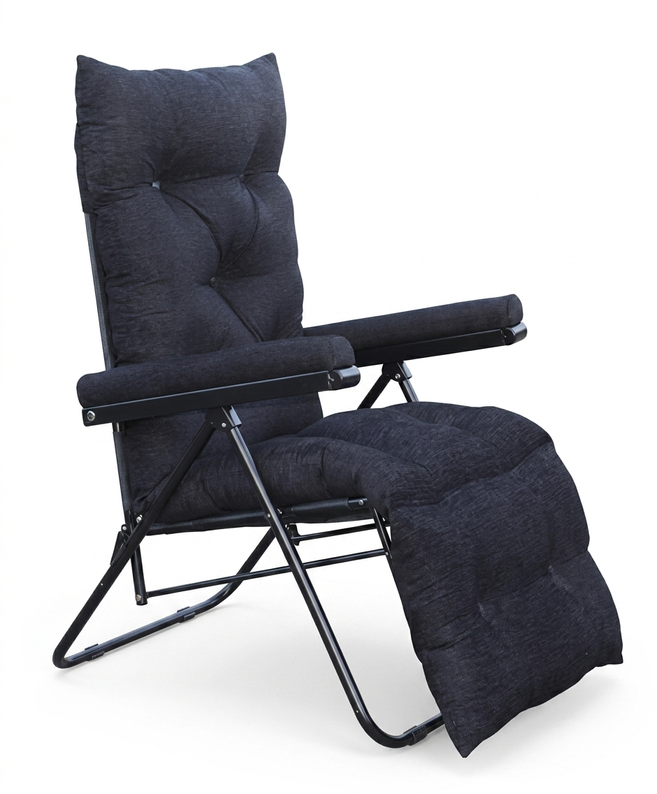 Spacecrafts padded folding recliner chair